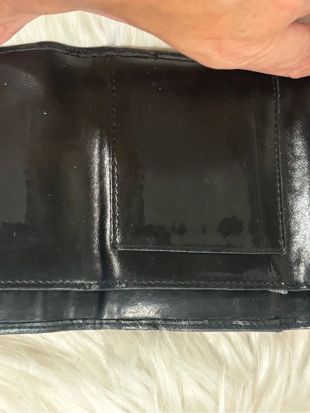 FURLA Classic Tri-Fold Wallet Leather Black
